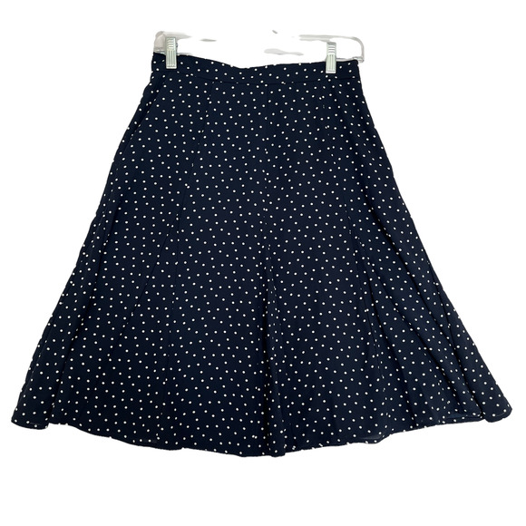 Loft Polka Dot Skirt New with Tags Women Size 0P - Picture 7 of 13